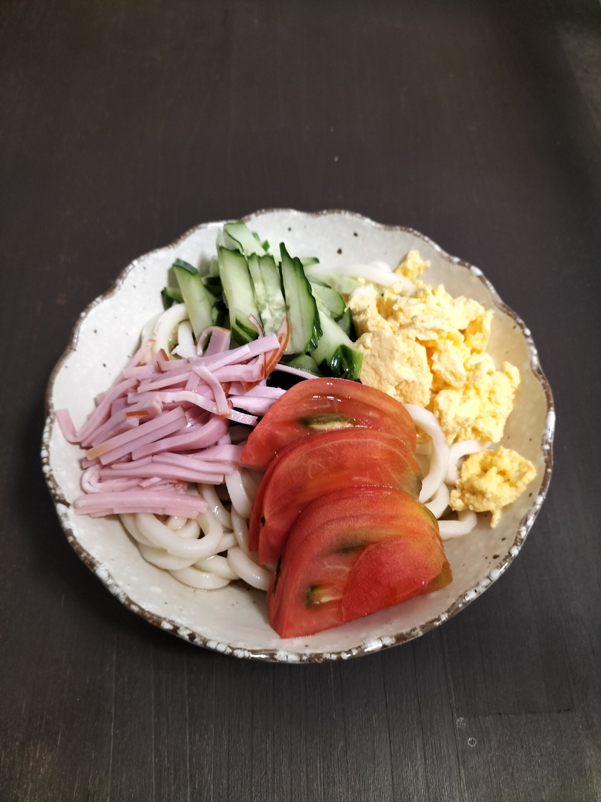 冷やし中華風うどん